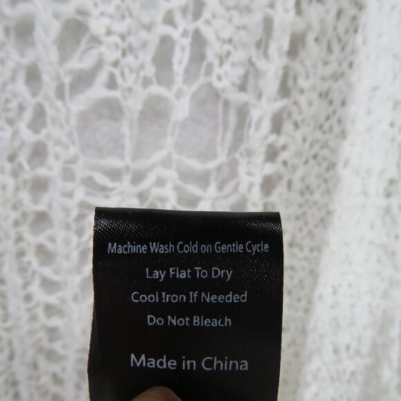 POL Sweater Womens Medium Open‎ Knit Cardigan Lightweight Boho SMST323 - Picture 6 of 9